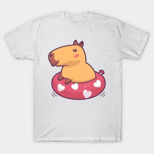 Capybara Floatie T-Shirt